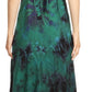 Sakkas Adela Women's Tie Dye Embroidered Adjustable Spaghetti Straps Long Dress