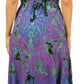 Sakkas Adela Women's Tie Dye Embroidered Adjustable Spaghetti Straps Long Dress
