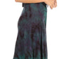 Sakkas Adela Women's Tie Dye Embroidered Adjustable Spaghetti Straps Long Dress