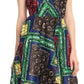 Sakkas Emalia Women's Sleeveless Cocktail High Low Hem Dress with Pockets Chambray