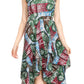 Sakkas Emalia Women's Sleeveless Cocktail High Low Hem Dress with Pockets Chambray