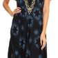 Sakkas Marga Women Maxi Summer Caftan Swimsuit Beach Cover Up Dress with Lace