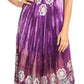 Sakkas Sofia Women's Flowy Summer Maxi Beach Dress Tie-dye w/Batik & Short Sleeves
