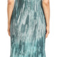 Sakkas Sofia Women's Flowy Summer Maxi Beach Dress Tie-dye w/Batik & Short Sleeves