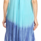 Sakkas Basira  Womens Relax Lounge Everyday Summer Long Dress Tie-dye Tropical