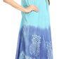 Sakkas Basira  Womens Relax Lounge Everyday Summer Long Dress Tie-dye Tropical