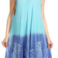Sakkas Basira  Womens Relax Lounge Everyday Summer Long Dress Tie-dye Tropical