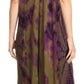 Sakkas Ada Women Cold Shoulder Caftan Relax Long Maxi Dress on Tie-dye with Corset