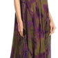 Sakkas Ada Women Cold Shoulder Caftan Relax Long Maxi Dress on Tie-dye with Corset
