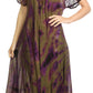 Sakkas Ada Women Cold Shoulder Caftan Relax Long Maxi Dress on Tie-dye with Corset