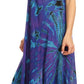 Sakkas Ada Women Cold Shoulder Caftan Relax Long Maxi Dress on Tie-dye with Corset