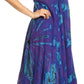 Sakkas Ada Women Cold Shoulder Caftan Relax Long Maxi Dress on Tie-dye with Corset