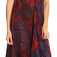 Sakkas Ada Women Cold Shoulder Caftan Relax Long Maxi Dress on Tie-dye with Corset