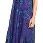 Sakkas Ada Women Cold Shoulder Caftan Relax Long Maxi Dress on Tie-dye with Corset