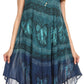 Sakkas Etta Women's Sleeveless Casual Summer Maxi Loose Fit Tie Dye Long Dress