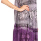 Sakkas Etta Women's Sleeveless Casual Summer Maxi Loose Fit Tie Dye Long Dress