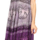 Sakkas Etta Women's Sleeveless Casual Summer Maxi Loose Fit Tie Dye Long Dress