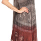 Sakkas Etta Women's Sleeveless Casual Summer Maxi Loose Fit Tie Dye Long Dress