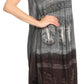 Sakkas Etta Women's Sleeveless Casual Summer Maxi Loose Fit Tie Dye Long Dress