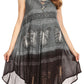 Sakkas Etta Women's Sleeveless Casual Summer Maxi Loose Fit Tie Dye Long Dress