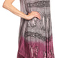 Sakkas Etta Women's Sleeveless Casual Summer Maxi Loose Fit Tie Dye Long Dress