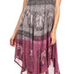 Sakkas Etta Women's Sleeveless Casual Summer Maxi Loose Fit Tie Dye Long Dress