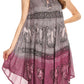 Sakkas Etta Women's Sleeveless Casual Summer Maxi Loose Fit Tie Dye Long Dress