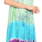 Sakkas Etta Women's Sleeveless Casual Summer Maxi Loose Fit Tie Dye Long Dress