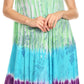 Sakkas Etta Women's Sleeveless Casual Summer Maxi Loose Fit Tie Dye Long Dress