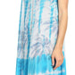 Sakkas Etta Women's Sleeveless Casual Summer Maxi Loose Fit Tie Dye Long Dress