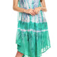 Sakkas Etta Women's Sleeveless Casual Summer Maxi Loose Fit Tie Dye Long Dress