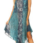 Sakkas Mita Women's Midi Loose Sleeveless Casual Sundress Tank Dress Cover-up