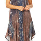 Sakkas Mita Women's Midi Loose Sleeveless Casual Sundress Tank Dress Cover-up