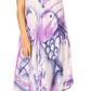 Sakkas Mita Women's Midi Loose Sleeveless Casual Sundress Tank Dress Cover-up