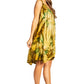 Sakkas Artemi Women's Casual Short Tie-dye Sleeveless Loose Tank Dress Cover-up