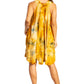 Sakkas Artemi Women's Casual Short Tie-dye Sleeveless Loose Tank Dress Cover-up