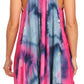 Sakkas Artemi Women's Casual Short Tie-dye Sleeveless Loose Tank Dress Cover-up
