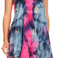 Sakkas Artemi Women's Casual Short Tie-dye Sleeveless Loose Tank Dress Cover-up