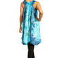 Sakkas Artemi Women's Casual Short Tie-dye Sleeveless Loose Tank Dress Cover-up