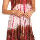 Sakkas Artemi Women's Casual Short Tie-dye Sleeveless Loose Tank Dress Cover-up