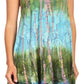 Sakkas Artemi Women's Casual Short Tie-dye Sleeveless Loose Tank Dress Cover-up