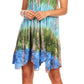 Sakkas Artemi Women's Casual Short Tie-dye Sleeveless Loose Tank Dress Cover-up