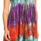 Sakkas Artemi Women's Casual Short Tie-dye Sleeveless Loose Tank Dress Cover-up