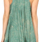 Sakkas Artemi Women's Casual Short Tie-dye Sleeveless Loose Tank Dress Cover-up