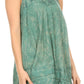 Sakkas Artemi Women's Casual Short Tie-dye Sleeveless Loose Tank Dress Cover-up