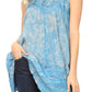 Sakkas Artemi Women's Casual Short Tie-dye Sleeveless Loose Tank Dress Cover-up