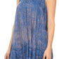 Sakkas Artemi Women's Casual Short Tie-dye Sleeveless Loose Tank Dress Cover-up
