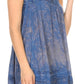 Sakkas Artemi Women's Casual Short Tie-dye Sleeveless Loose Tank Dress Cover-up
