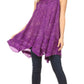 Sakkas Artemi Women's Casual Short Tie-dye Sleeveless Loose Tank Dress Cover-up