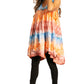 Sakkas Artemi Women's Casual Short Tie-dye Sleeveless Loose Tank Dress Cover-up